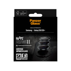 PanzerGlass ® Hoops® Ceramic II Camera Lens Protector Samsung Galaxy S26 | S26+ Doorzichtige schermbeschermer 1 stuk(s) - Afbeelding 4
