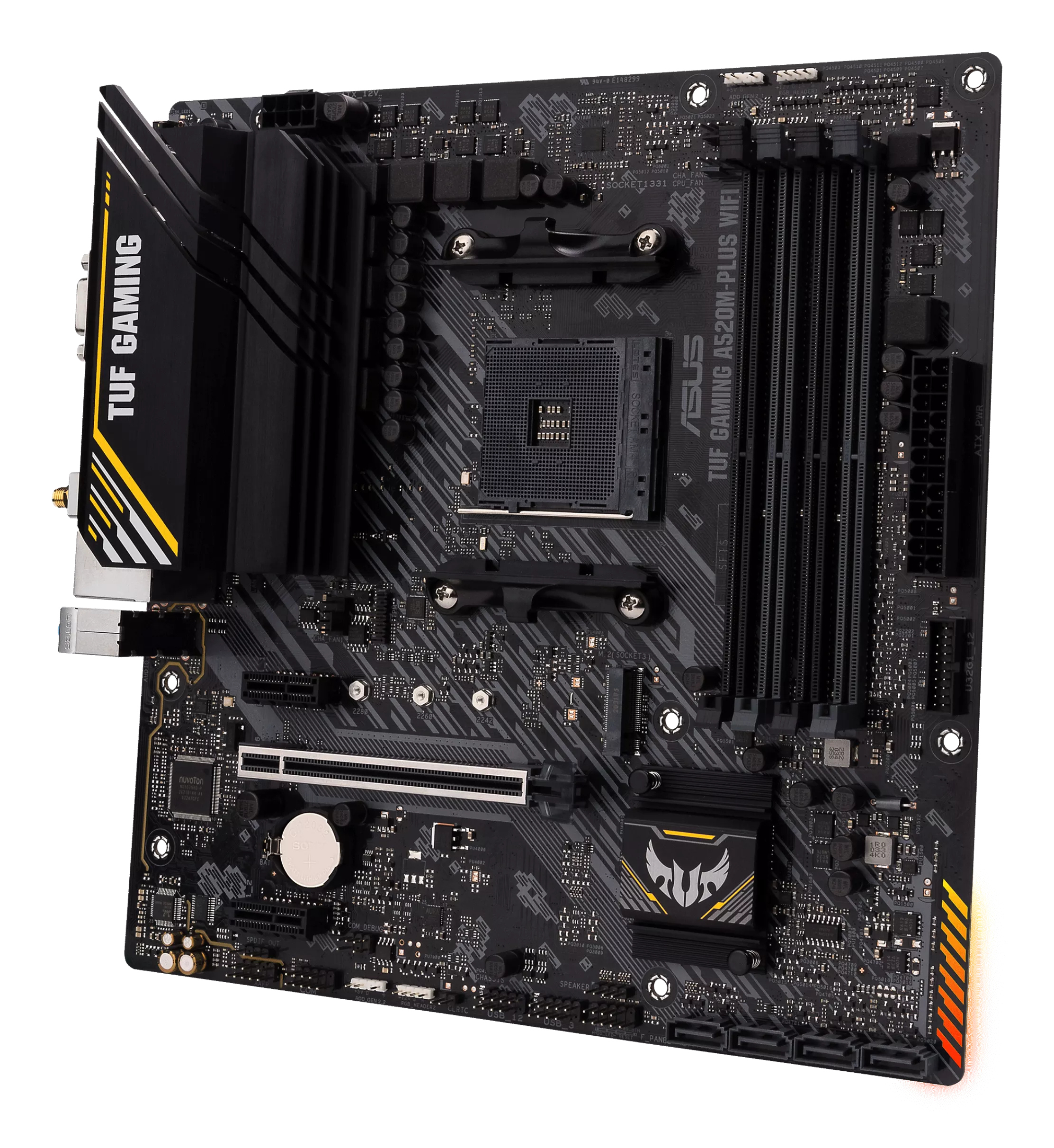 ASUS TUF GAMING A520M-PLUS WIFI AMD A520 Socket AM4 micro ATX - Afbeelding 5