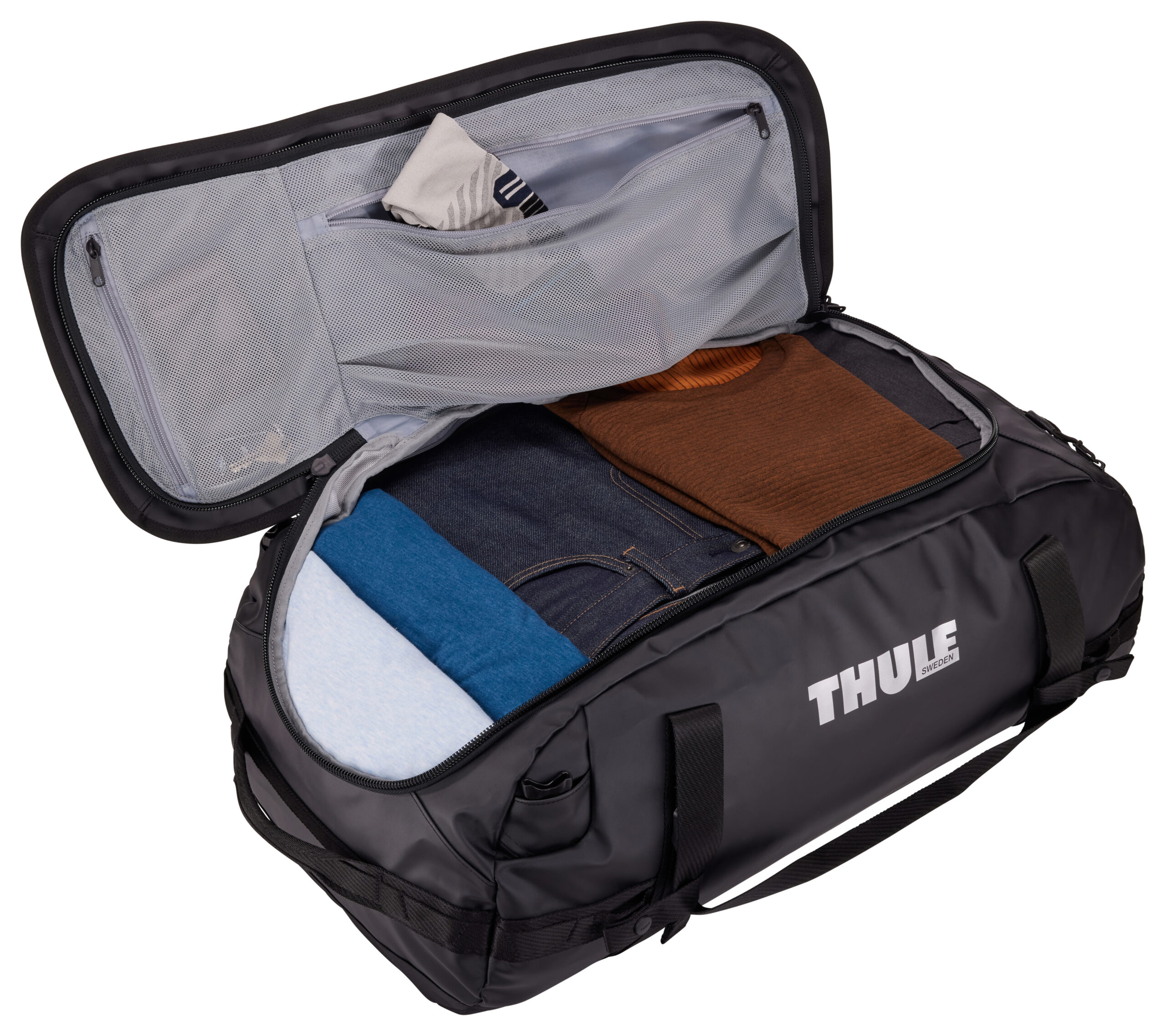 Thule Chasm TDSD303 Black duffeltas 70 l Polyester Zwart - Afbeelding 6