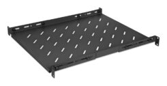 Intellinet 19" vaste plank (verstelbaar), 1U, plankdiepte 550 mm, verstelbare raildiepte 550–750 mm, max. 20 kg, zwart, levenslange garantie