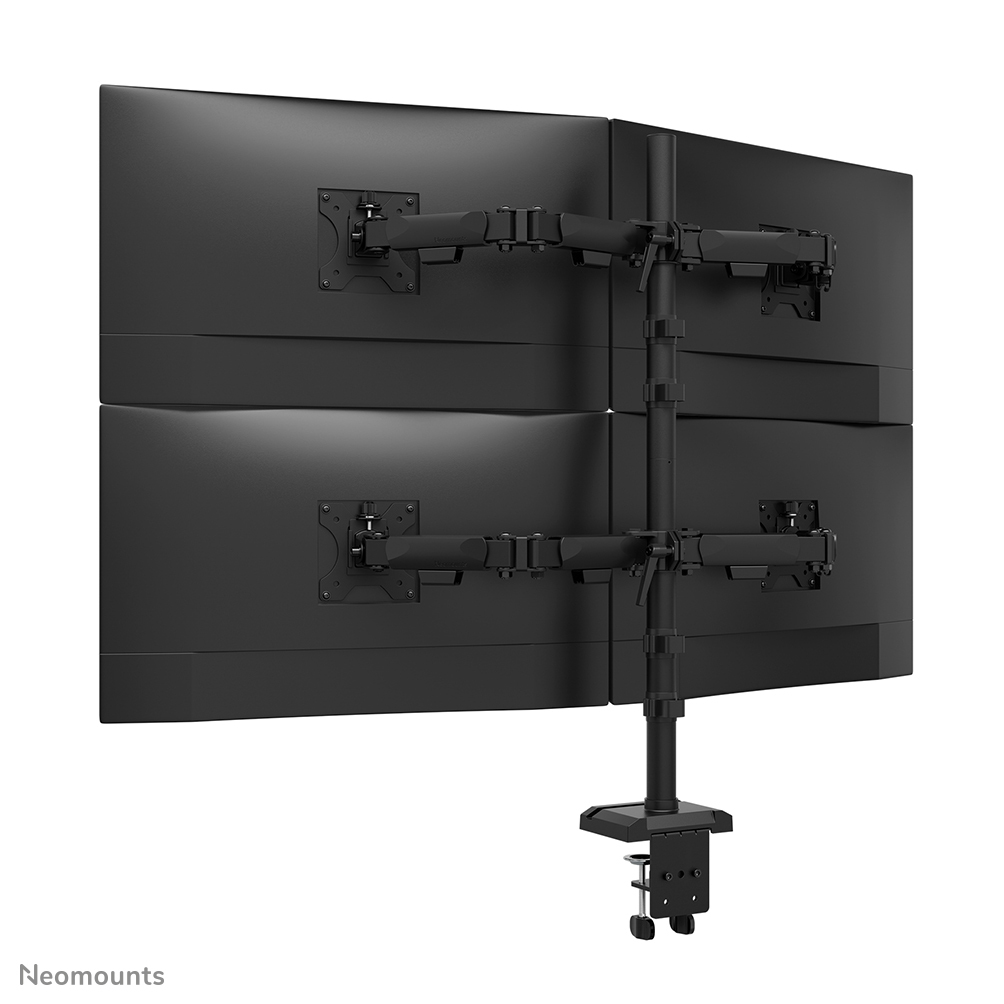 Neomounts DS60-600BL2-2 Quadruple monitorarm voor vier schermen 10-32" - Afbeelding 5