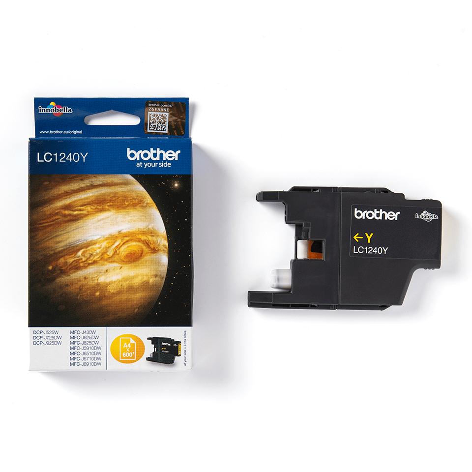 Brother LC-1240Y inktcartridge 1 stuk(s) Origineel Geel - Afbeelding 4