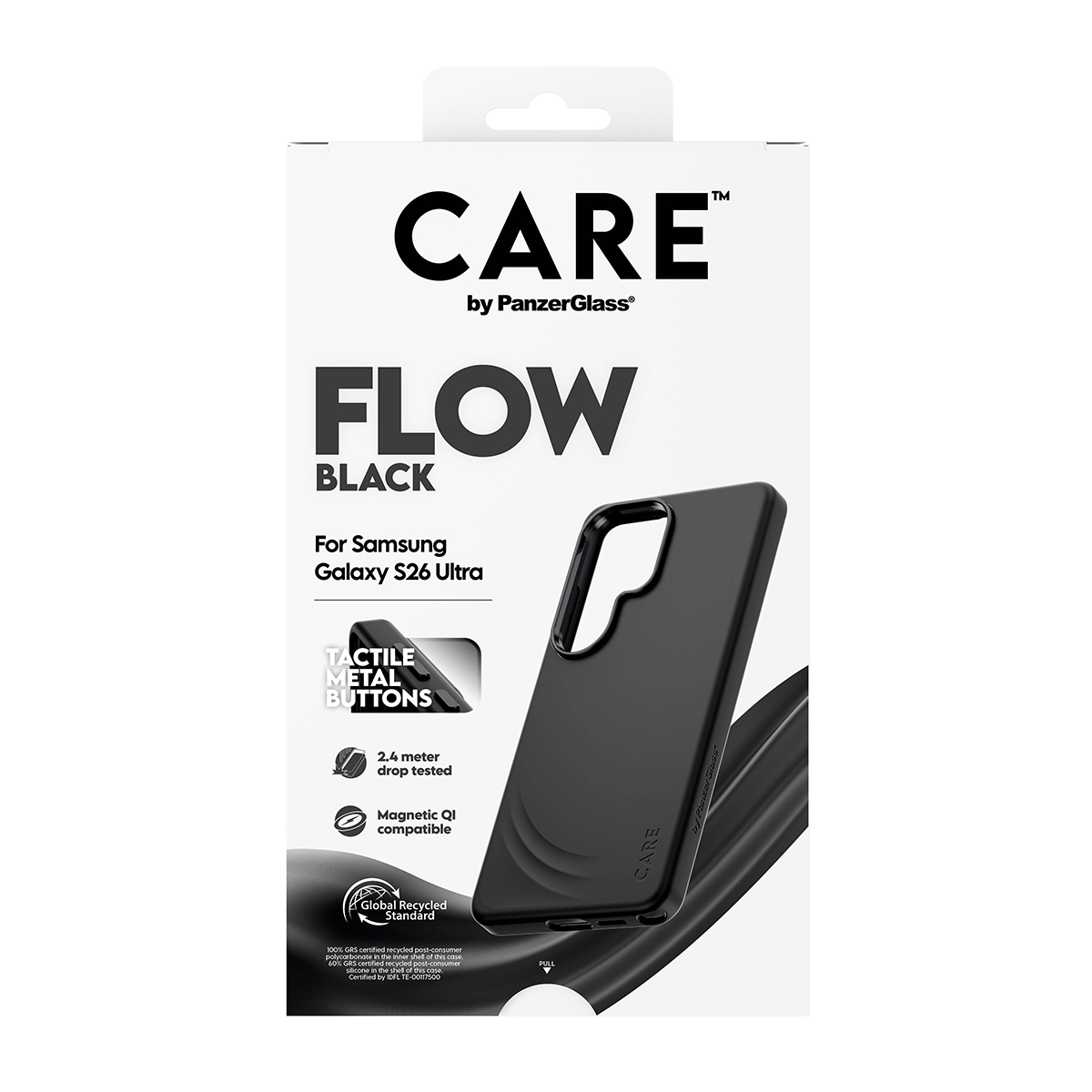 PanzerGlass CARE™ by ® Flow Case Black w. Qi Samsung Galaxy S26 Ultra mobiele telefoon behuizingen Hoes Zwart - Afbeelding 4