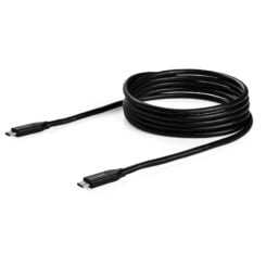 StarTech.com 2m USB-C Laadkabel, Fast Charge & Sync Type C Kabel, 100W (5A) PD, USB 2.0, USB-IF Gecertificeerd - Zwarte USB Oplaadkabel - Afbeelding 5