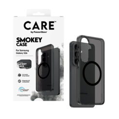 PanzerGlass CARE™ by ® Smokey Case w. Black Qi Samsung Galaxy S26 mobiele telefoon behuizingen Hoes Zwart - Afbeelding 6