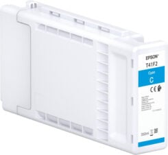 Epson Singlepack UltraChrome XD2 T41F240 Cyan 350ml - Afbeelding 2