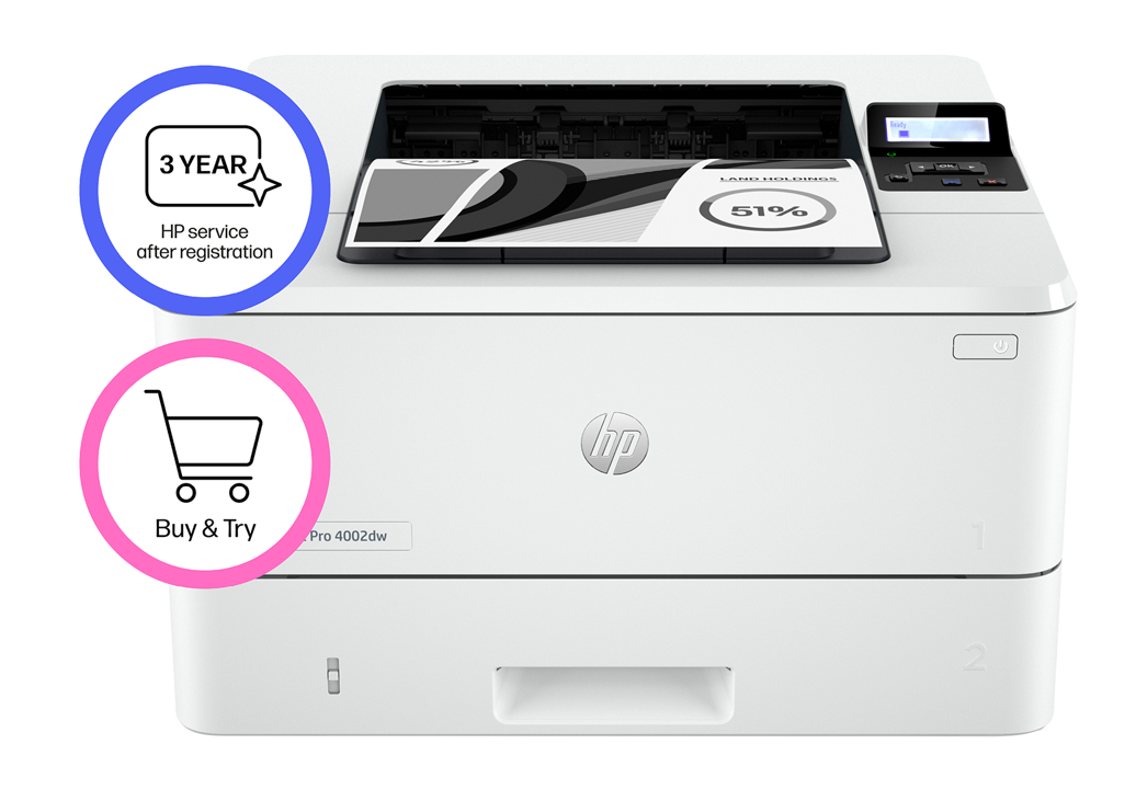 HP LaserJet Pro 4002dw printer - Afbeelding 3