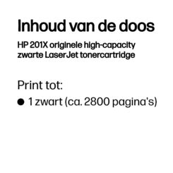 HP 201X originele high-capacity zwarte LaserJet tonercartridge - Afbeelding 4