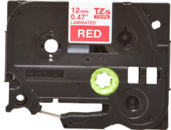 Brother TZE-435 labelprinter-tape Wit op rood - Afbeelding 3