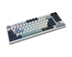 MSI FORGE GK600 TKL WIRELESS SKY toetsenbord Gamen USB + Bluetooth QWERTY Brits Engels Blauw, Wit - Afbeelding 3