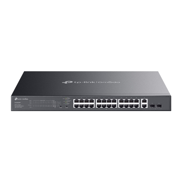 TP-Link Omada ES228GMP netwerk-switch Managed L2 Gigabit Ethernet (10/100/1000) Power over Ethernet (PoE) Zwart - Afbeelding 2