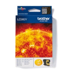 Brother LC980Y inktcartridge 1 stuk(s) Origineel Geel