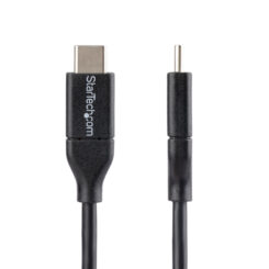 StarTech.com 50cm USB-C Laadkabel, Charge & Sync, 60W (3A) PD, USB 2.0, Laptop Type C Laadkabel - Zwarte USB-C Oplaadkabel - Afbeelding 4