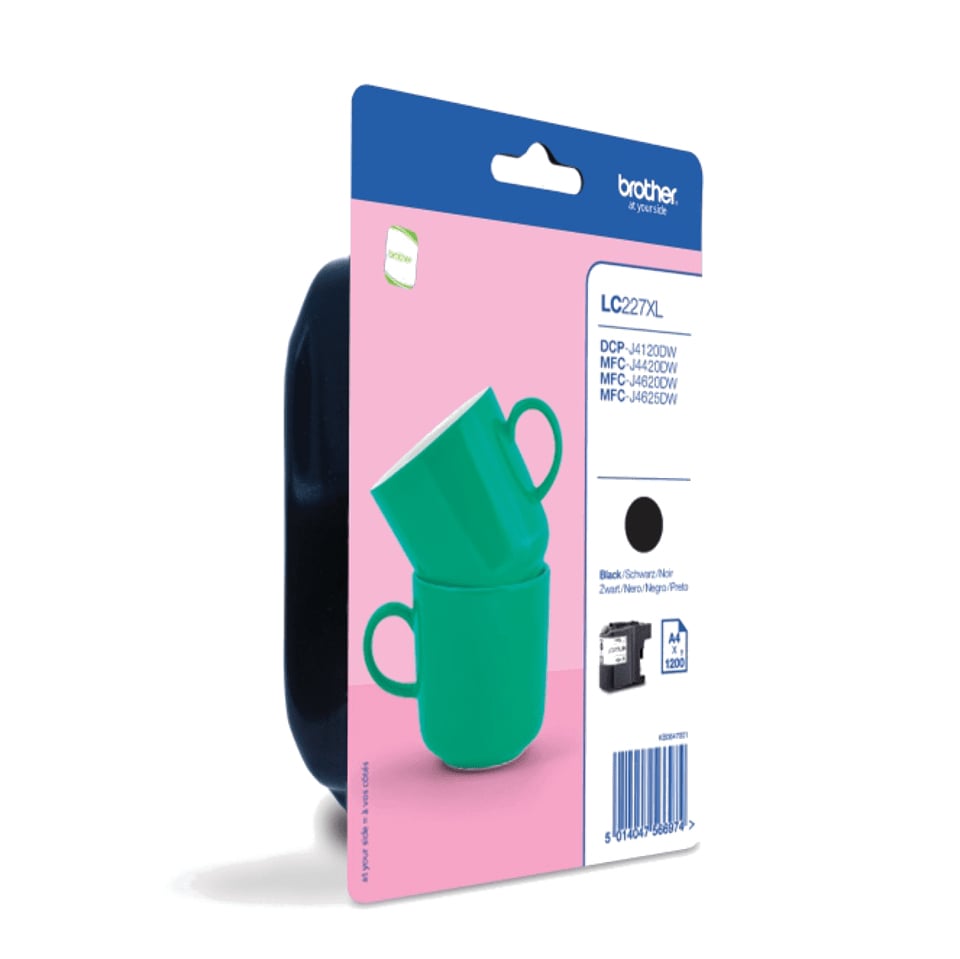 Brother LC227XLBKBP inktcartridge 1 stuk(s) Origineel Zwart - Afbeelding 2
