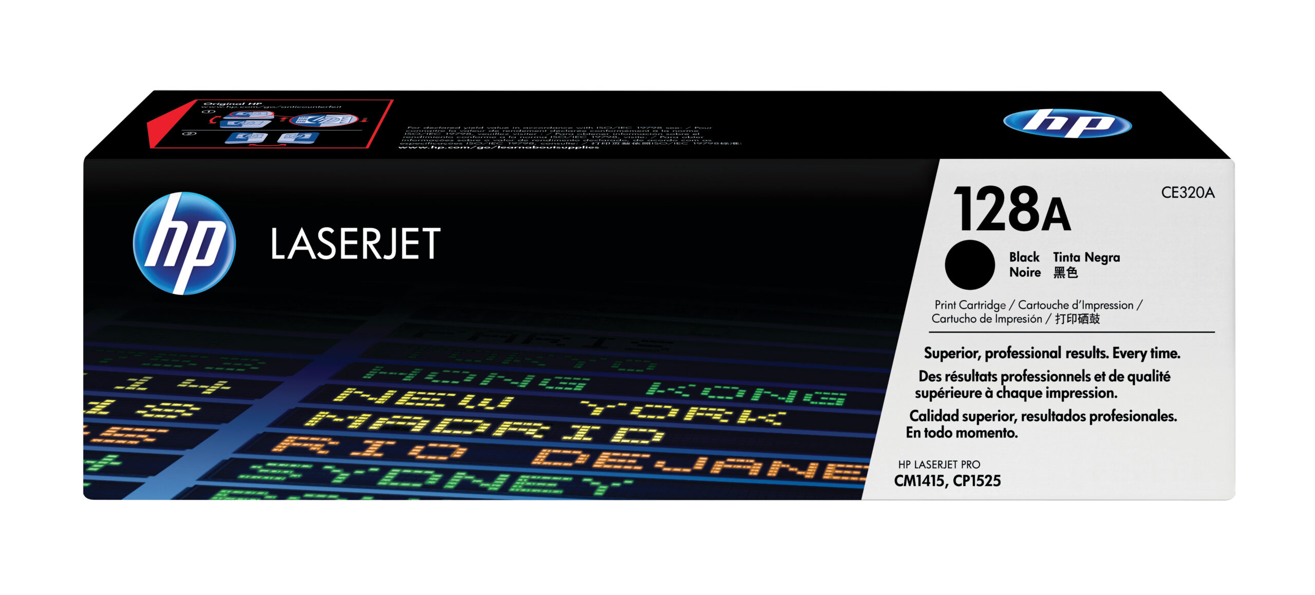 HP 128A originele zwarte LaserJet tonercartridge - Afbeelding 2