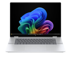 HP OmniBook X FlipNGAI 16-as0075nd NLSgl Copilot+ PC Intel Core Ultra 7 258V 40,6 cm (16") Touchscreen 2K 32 GB LPDDR5x-SDRAM 1 TB SSD Wi-Fi 6E (802.11ax) Windows 11 Home Zilver