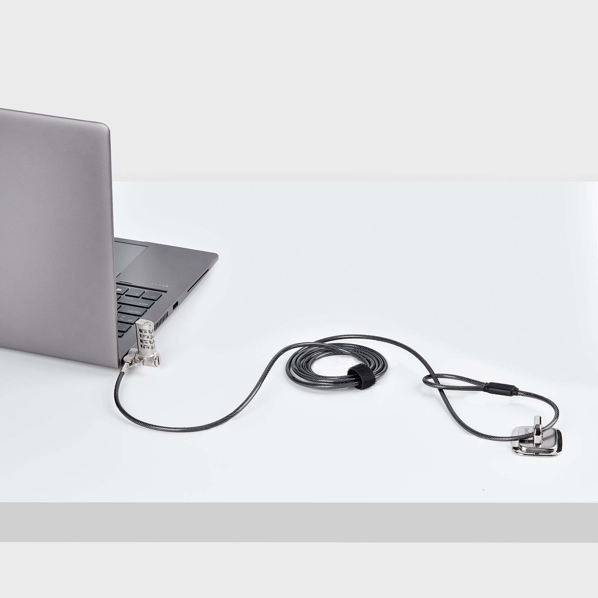 StarTech.com 2m Universeel Laptop Kabelslot, Anti-diefstal Kabelslot, Security Kabel voor Notebook Compatibel met Noble Wedge®/Nano/K-Slot, Laptop Cijferslot/Combinatieslot, Snijbestendig, Stalen Beveiligingskabel voor Laptop - Afbeelding 6