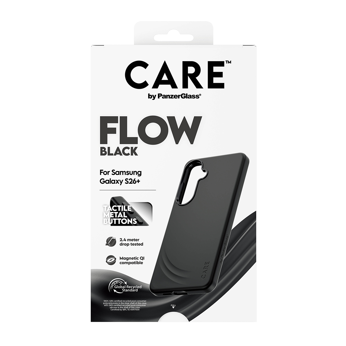 PanzerGlass CARE™ by ® Flow Case Black w. Qi Samsung Galaxy S26+ mobiele telefoon behuizingen Hoes Zwart - Afbeelding 4