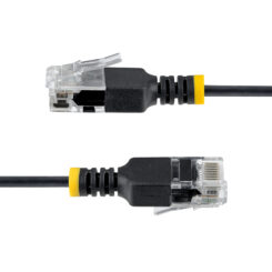 StarTech.com 50cm Ultra Dunne Cat6a Netwerkkabel, Zwart, UTP, 34AWG Pure Koperdraad, Dunne RJ45 Patchkabel, Individueel Getest - Afbeelding 4