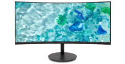 Acer Vero CB3 CB343CURJ0bemiipruzx computer monitor 86,4 cm (34") 3440 x 1440 Pixels Wide Quad HD LCD Zwart