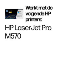 HP 507A originele cyaan LaserJet tonercartridge - Afbeelding 3