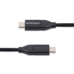 StarTech.com 50cm USB-C Laadkabel, Charge & Sync, 60W (3A) PD, USB 2.0, Laptop Type C Laadkabel - Zwarte USB-C Oplaadkabel - Afbeelding 5