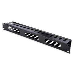 StarTech.com 1U Horizontale Kabelgoot met Deksel voor 19" Server Rack - Vingergoot Kabelmanagement Paneel met Open Sleuven - Raceway Panel - Afbeelding 3