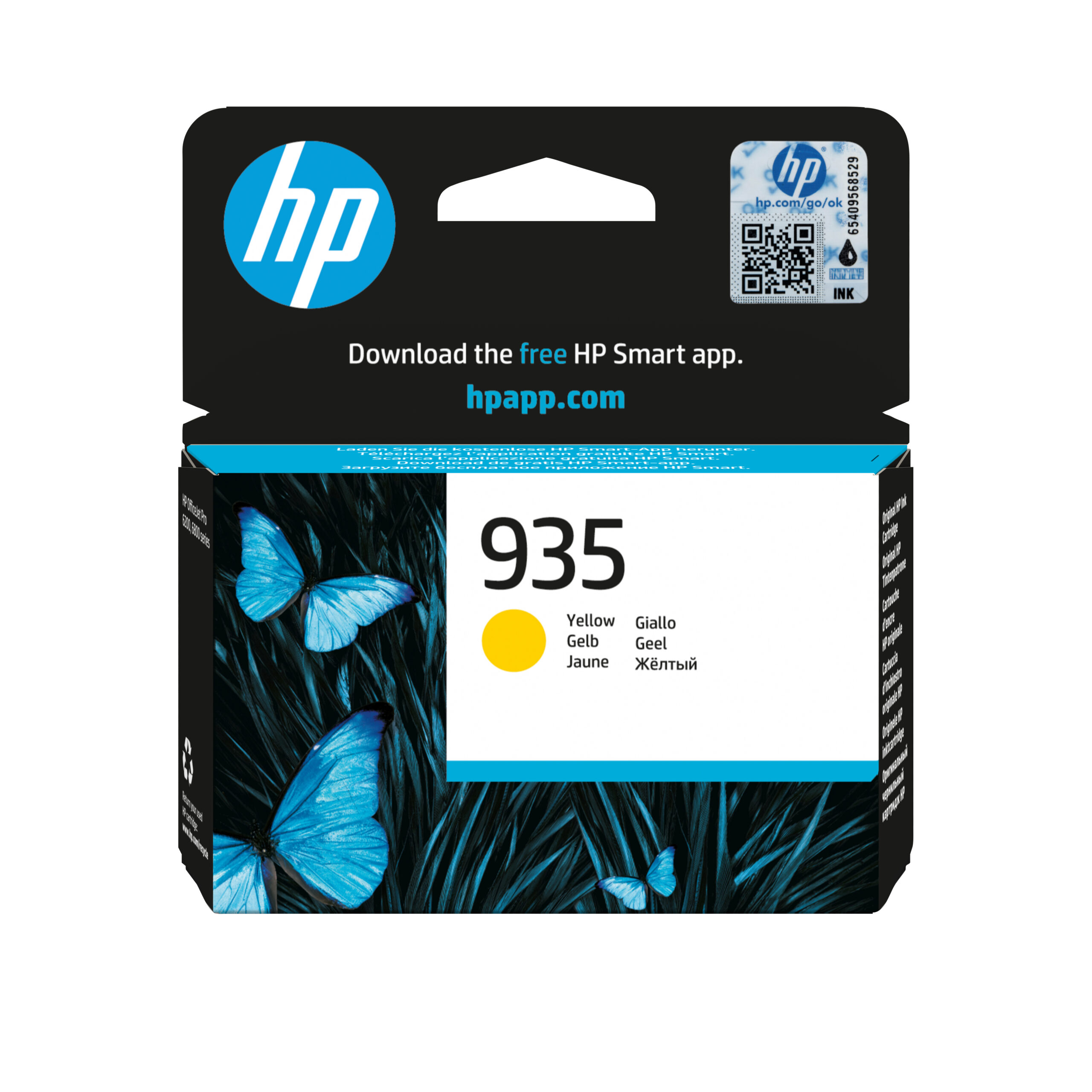 HP 935 originele gele inktcartridge - Afbeelding 2