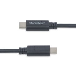 StarTech.com 2m USB-C Laadkabel, Charge & Sync, 60W (3A) PD, USB 2.0, Laptop Type C Laadkabel, USB-IF Gecertificeerd - Zwarte USB-C Oplaadkabel - Afbeelding 5