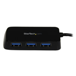 StarTech.com Draagbare 4-poorts SuperSpeed USB 3.0 hub - 5Gbps - zwart - Afbeelding 3