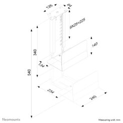 Neomounts CPU-D200BLACK CPU houder - max 30 kg - universeel - Afbeelding 4