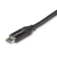 StarTech.com 50cm USB-C Laadkabel, Fast Charge & Sync Type C Kabel, 100W (5A) PD, USB 2.0, USB-IF Gecertificeerd - Zwarte USB Oplaadkabel - Afbeelding 4