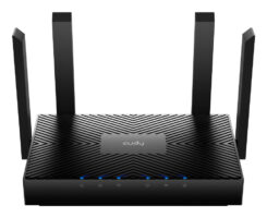 Cudy WR3000 draadloze router Gigabit Ethernet Dual-band (2.4 GHz / 5 GHz) Zwart