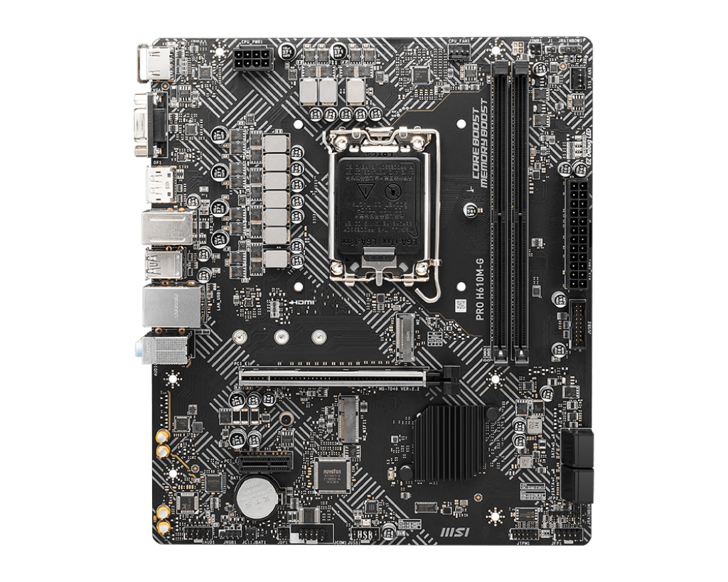 MSI PRO H610M-G moederbord Intel H610 LGA 1700 micro ATX - Afbeelding 3