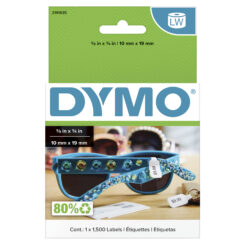 DYMO Authentieke LW 2-Up Prijskaartlabels | 10 mm x 19 mm | Labels voor LabelWriter-labelprinters | 1 rol met 1500 prijskaartstickers - Afbeelding 2