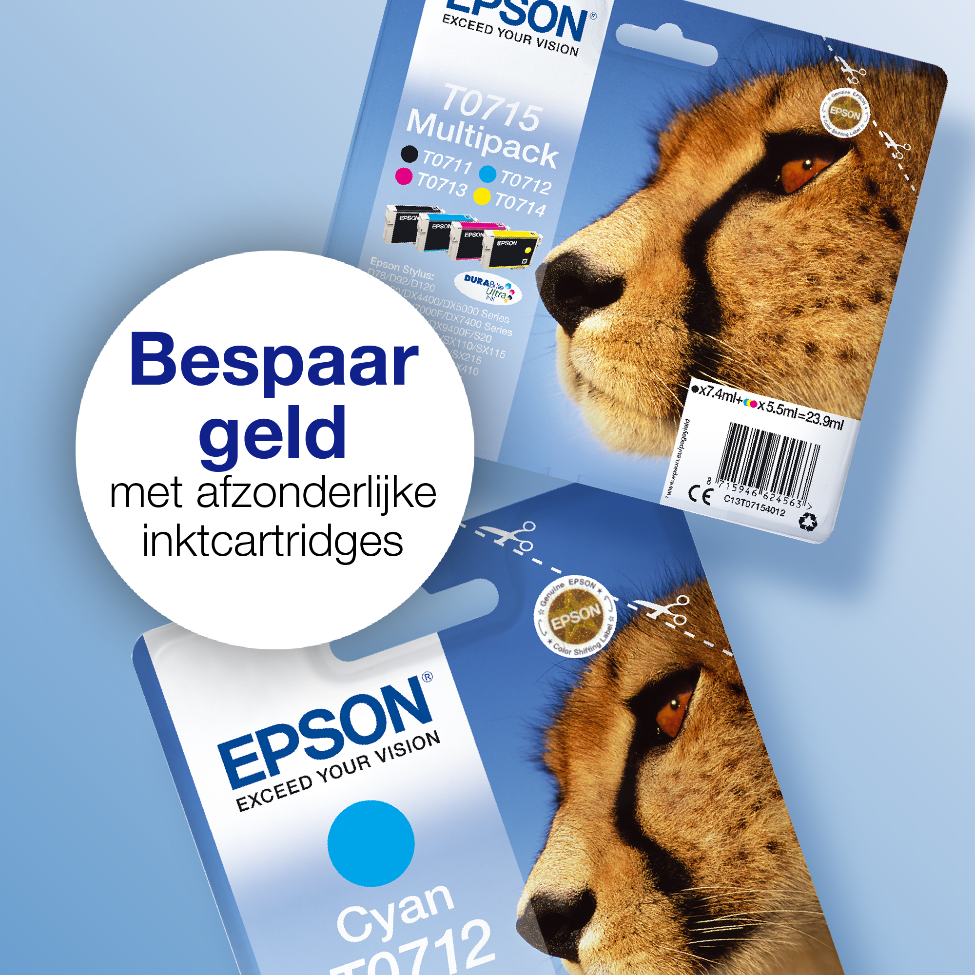 Epson Singlepack Magenta T0713 DURABrite Ultra Ink - Afbeelding 4