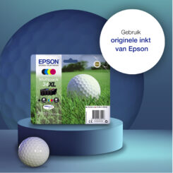 Epson Golf ball 34XL Golfbal DURABrite Ultra afzonderlijke zwarte inkt