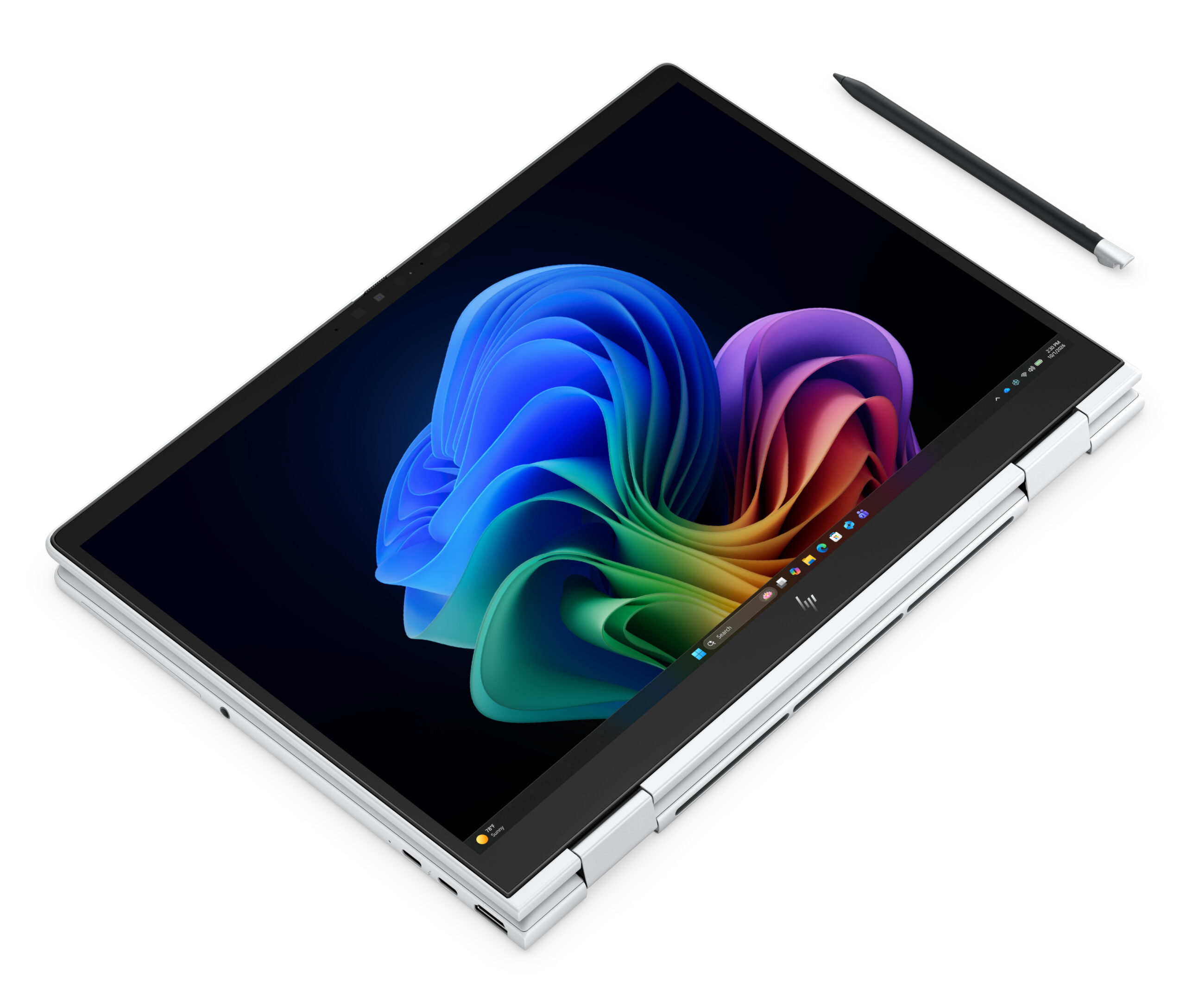 HP EliteBook 8 Flip G2i Next Gen AI Copilot+ PC Intel Core Ultra 7 355 Laptop 33,8 cm (13.3") Touchscreen WUXGA 32 GB LPDDR5x-SDRAM 512 GB SSD Wi-Fi 7 (802.11be) Windows 11 Pro Zilver - Afbeelding 6