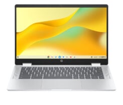 HP BTO: 14b-cd0114ndx Chromebook x360 14 x360 Gracebay 24C1 IntelProcessor N100 4GB 4800 LPDDR5 on-board 128GB UFS Intel UHD GraphicsIntegrated Touch/14.0 FHD ( QWERTY Intel® N 35,6 cm (14") Touchscreen Full HD LPDDR5-SDRAM Wi-Fi 6 (802.11ax) ChromeOS Zilver