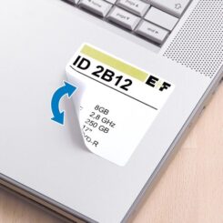 HERMA 10109 etiket Afgerond vierkant Verwijderbaar Wit 300 stuk(s)