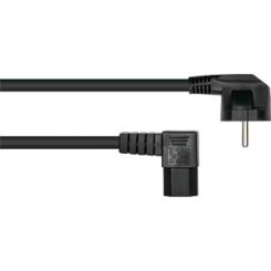Kabelmeister SK0151-S018 electriciteitssnoer Zwart 1,8 m Netstekker type E+F IEC C15