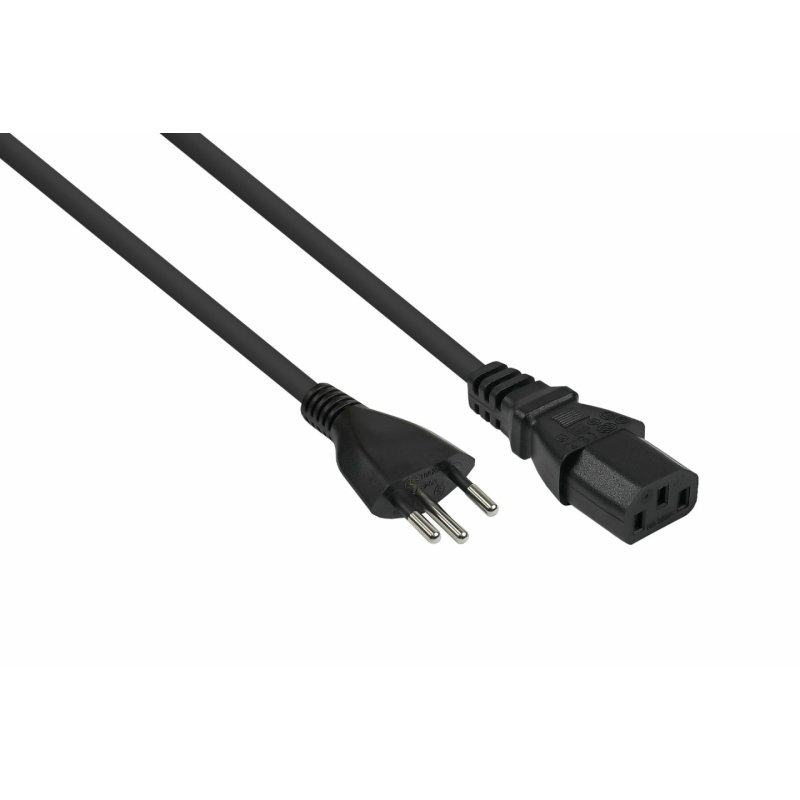Kabelmeister SK6030-S018 electriciteitssnoer Zwart 1,8 m Netstekker type J IEC C13