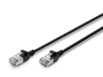 Digitus DK-1632-A-010S-BL netwerkkabel Zwart 1 m Cat6a F/FTP (FFTP)