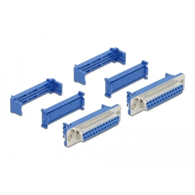 DeLOCK 66597 kabel-connector D-Sub 25 Blauw