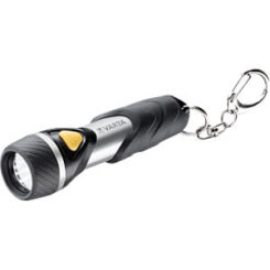 Varta Day Light Key Chain Light Aluminium, Zwart Sleutelhanger-zaklamp LED