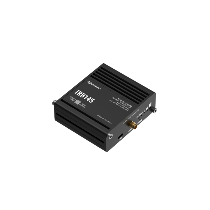 An ultra-small lightweight and energy-efficient IoT gateway equipped with mission-critical LTE connectivity that comes with an RS485 interface.