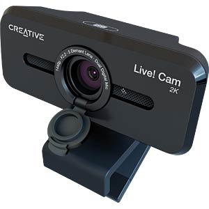 Creative Labs Creative Live! Cam Sync V3 webcam 5 MP 2560 x 1440 Pixels USB 2.0 Zwart