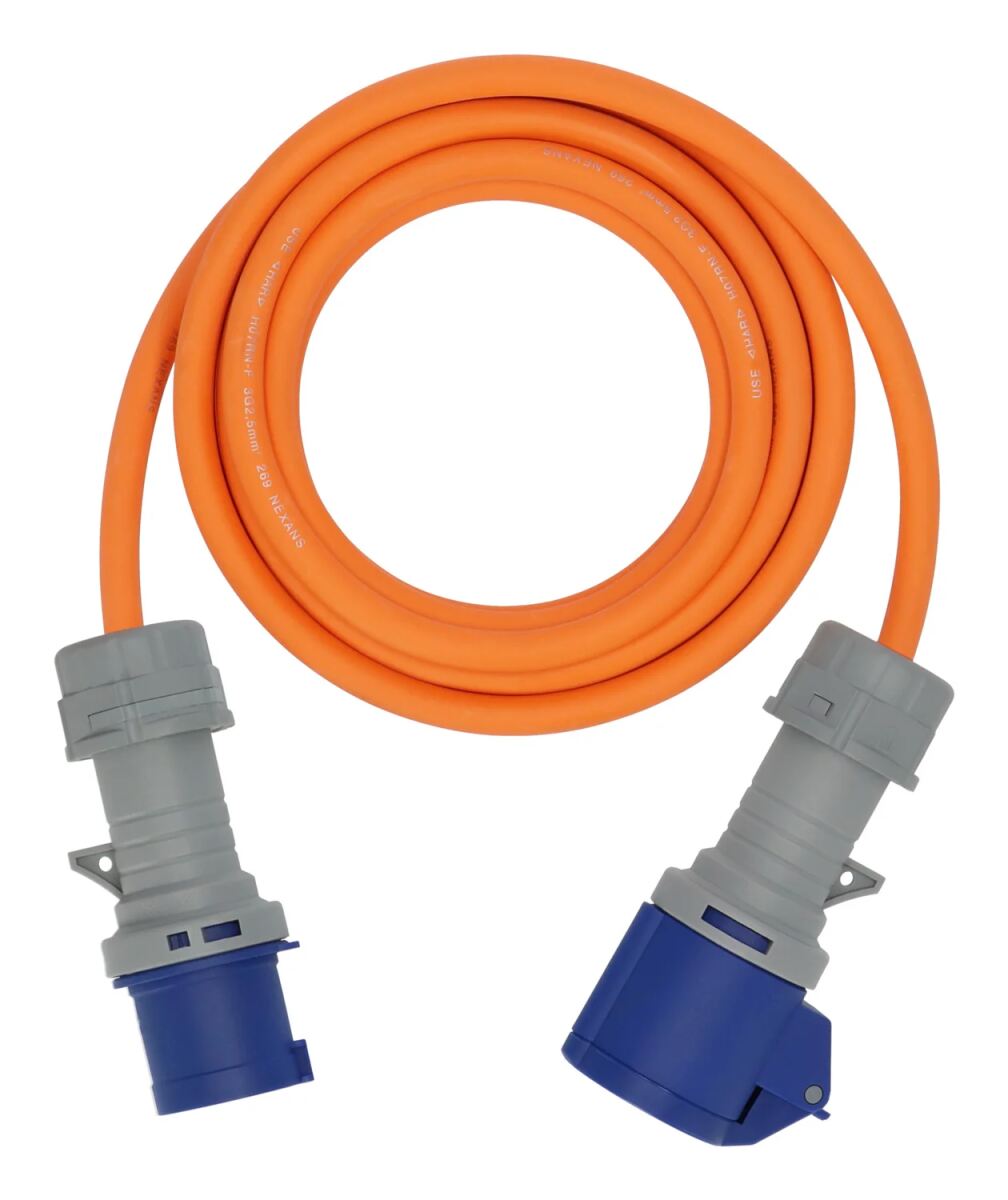 stekkerdoos Verl-Leitung 5m CEE230V/16A IP44 H07RN-F3G2,5