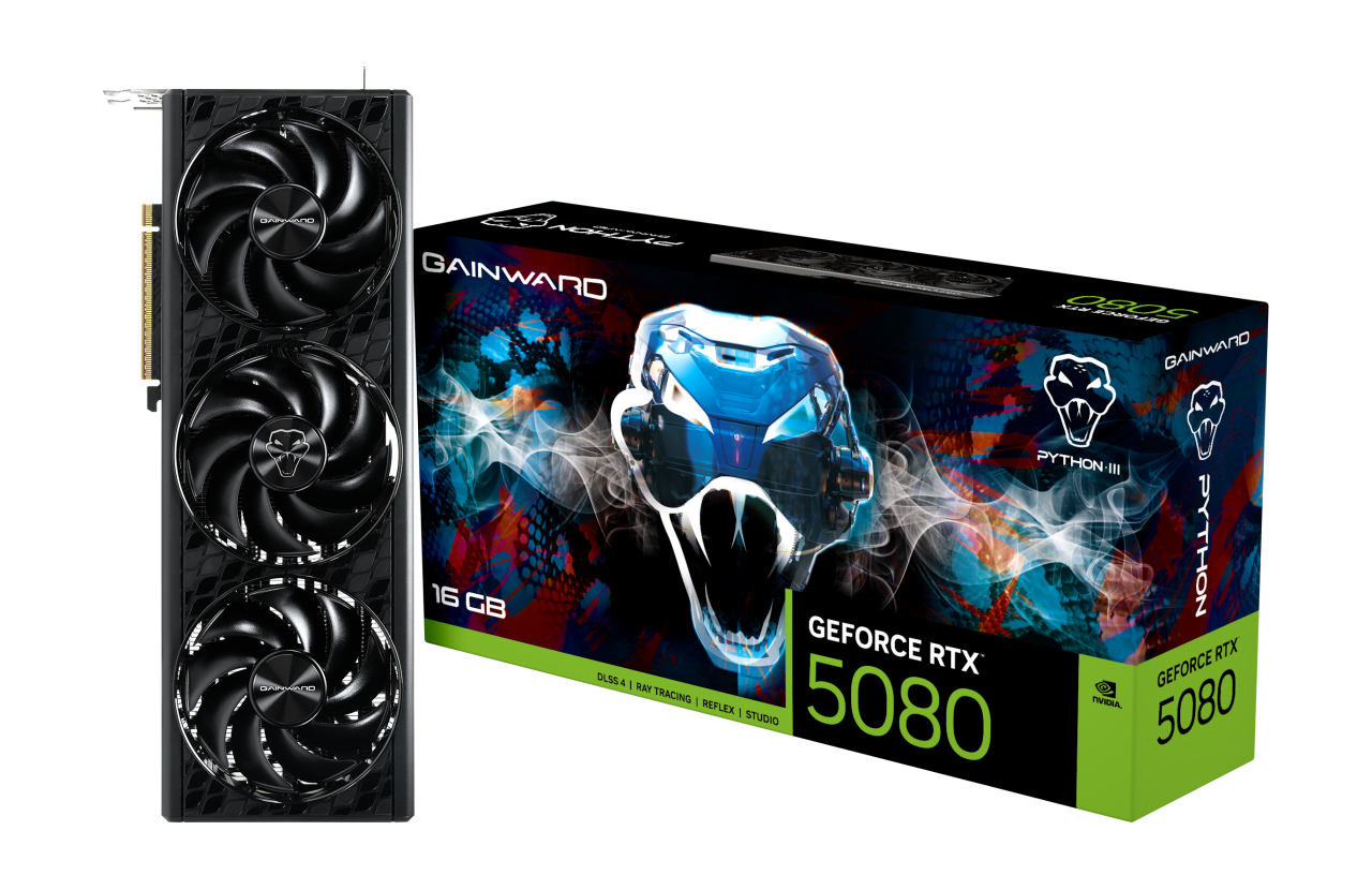 Gainward RTX5080 Python III 16GB GDDR7 HDMI 3xDP