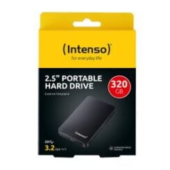 Intenso 6.3cm (2,5) 320GB 3.2 MemoryCase zwart Refurbish